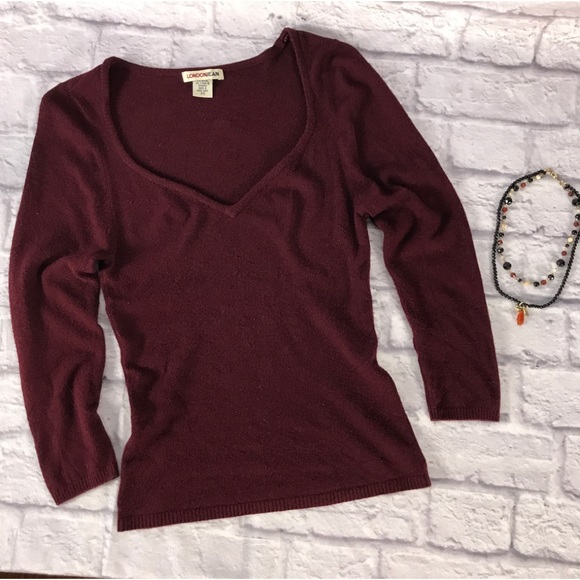 LONDONJEAN Vintage Victoria’s Secret Sweetheart Sweater - Picture 1 of 8